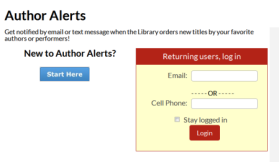 Author Alerts Author Alerts